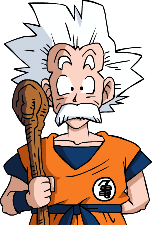 Goku , - Dragon Ball Goku Viejo (305x451), Png Download
