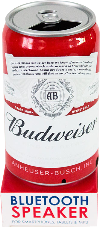 Budweiser Can Speaker Red - Budweiser Bluetooth Beer Can Speaker Red (380x800), Png Download