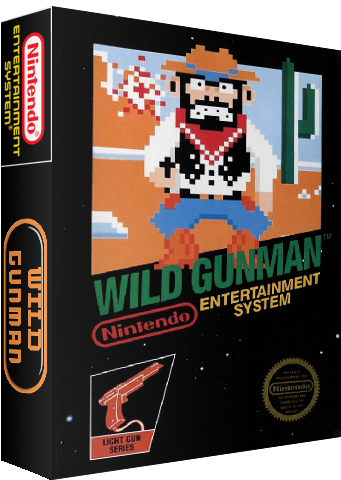 Wild Gunman - Nintendo Wild Gunman - Nes Game (400x500), Png Download