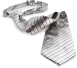 Disco Neck Tie Readup - Necktie (340x400), Png Download