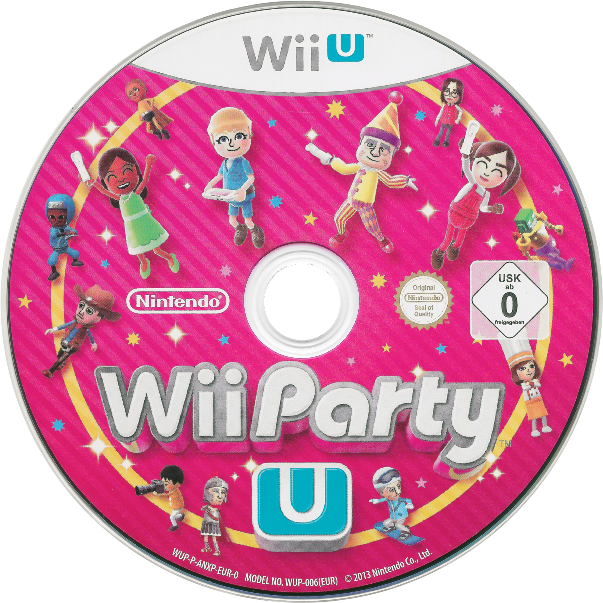Wii Party U - Wii Party U Disc (2048x2048), Png Download