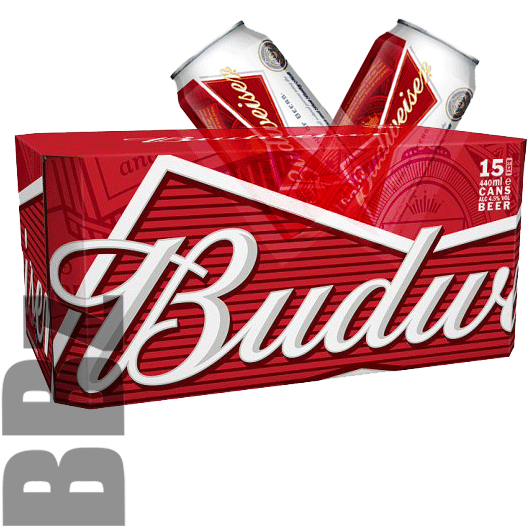 Budweiser 15 X 440ml Cans (540x540), Png Download