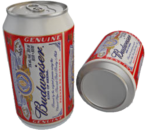 Soda Drink Can 3d Tumblr Cool Freetoedit - Desperate Tin Signs King Of Beers Tin Sign, Budweiser (503x511), Png Download