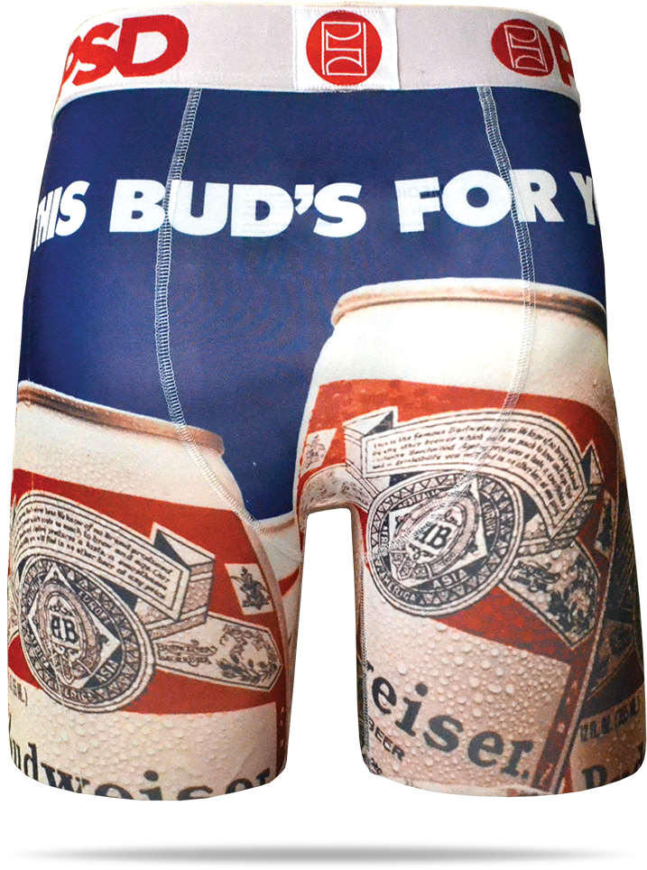 Download Budweiser Beer Underwear For Men Undergarment Full Size