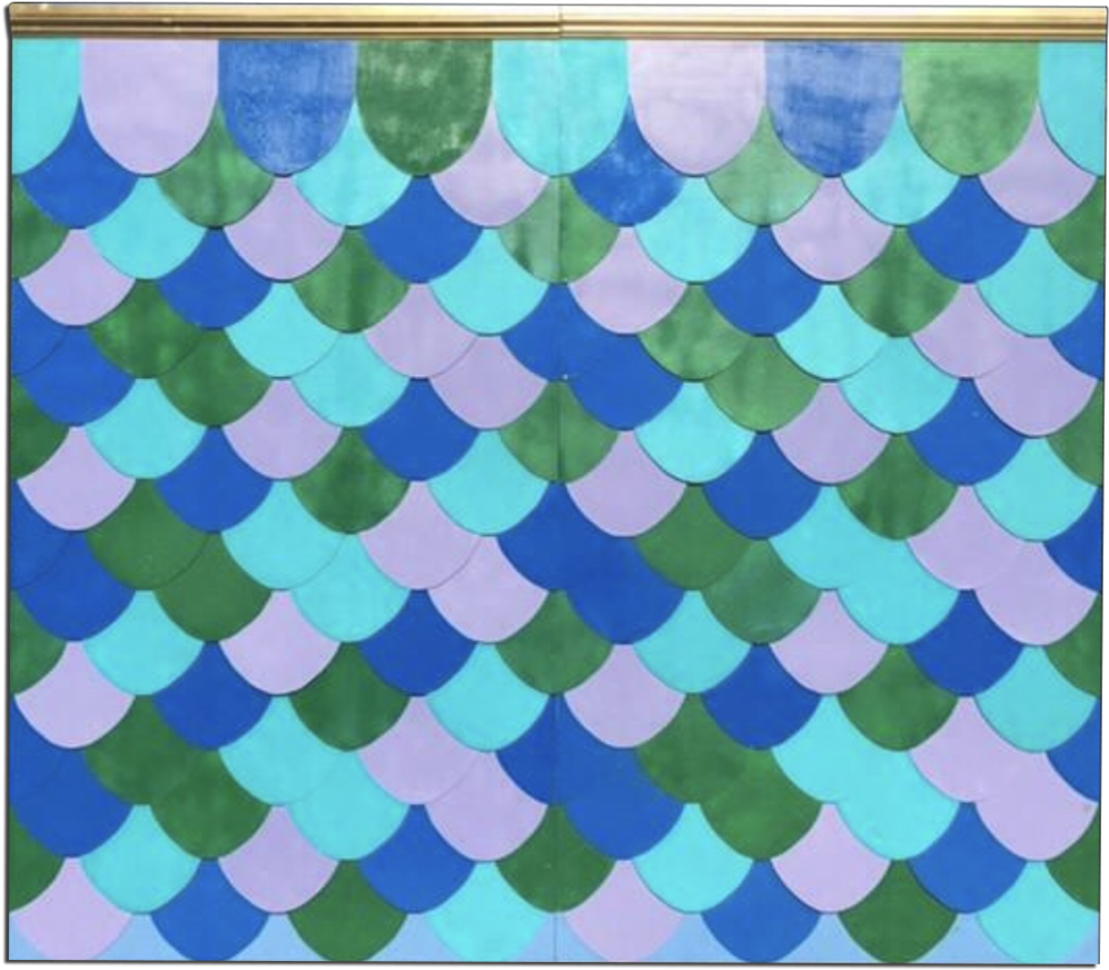Fish Scales Backdrop Panels - Fish (1200x1186), Png Download