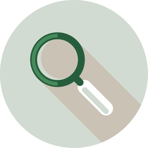 Product Search - Search Icon Png Flat Design (516x516), Png Download