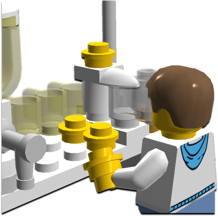 Download Plastic Clipart Lego Lemonade Plastic Lego - Cartoon (900x724), Png Download
