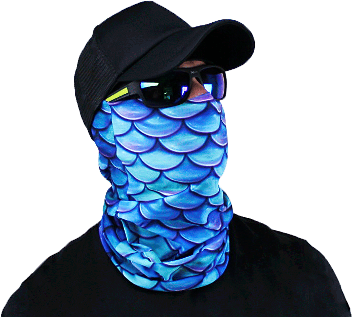 3d Fish Series Mermaid Scales - Cap (870x666), Png Download