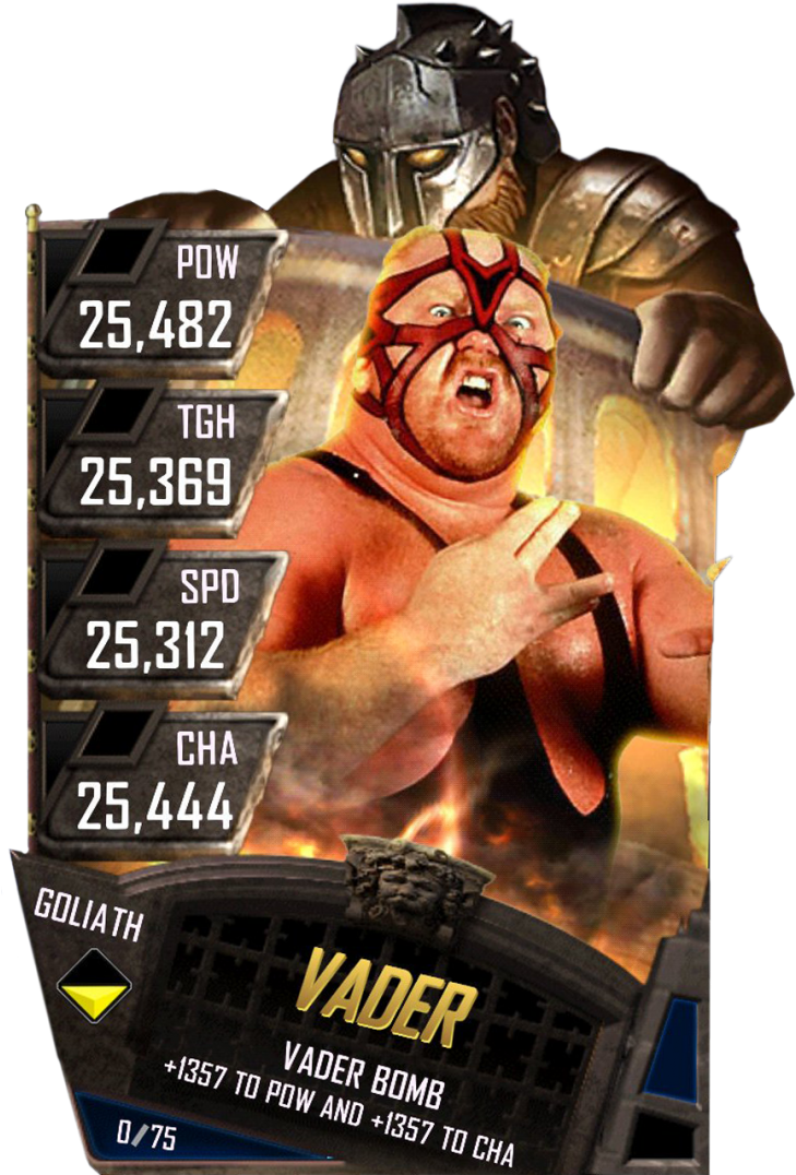 • Vader • Shayna Baszler (debut) • Bobby Lashley (debut) (733x1158), Png Download