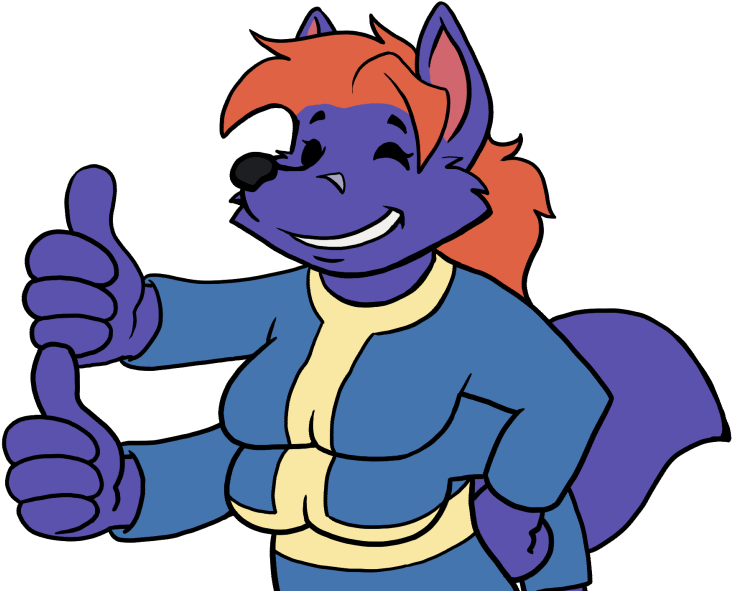 Tazel Gives Fallout 4 Two Thumbs Up - Transparent Fallout (800x641), Png Download
