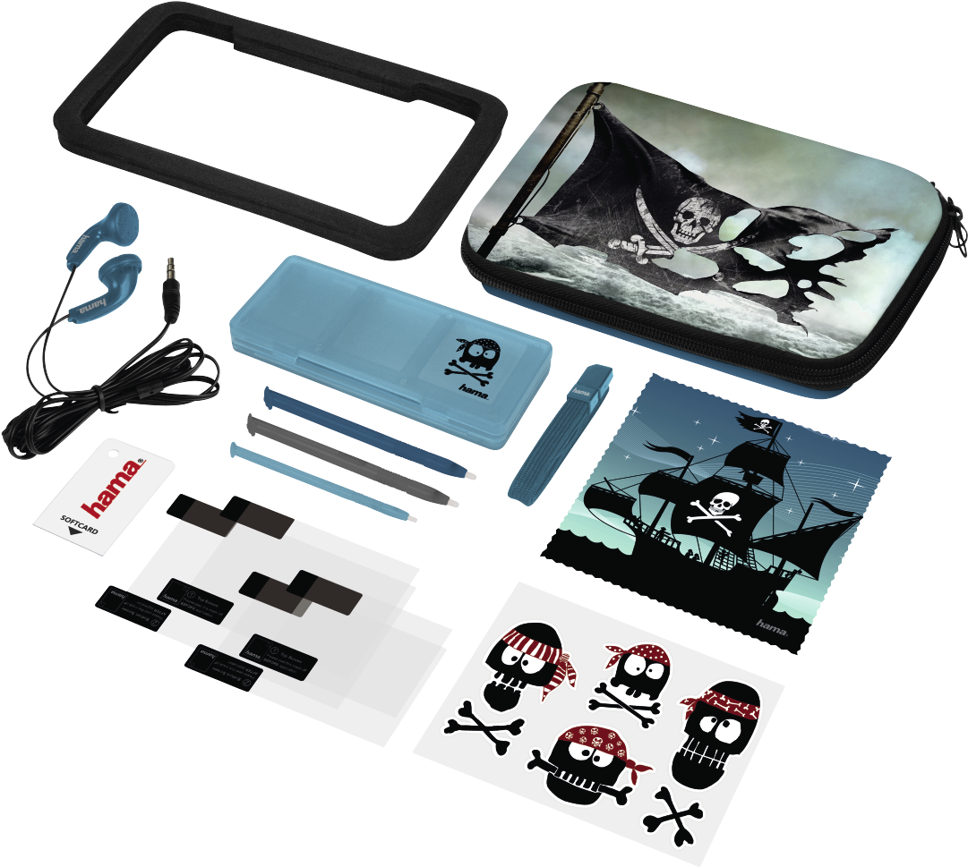 Abx High-res Image - Nintendo 3ds, Nintendo 3ds Xl Hama Set 3ds Xl Pirat (1100x1100), Png Download