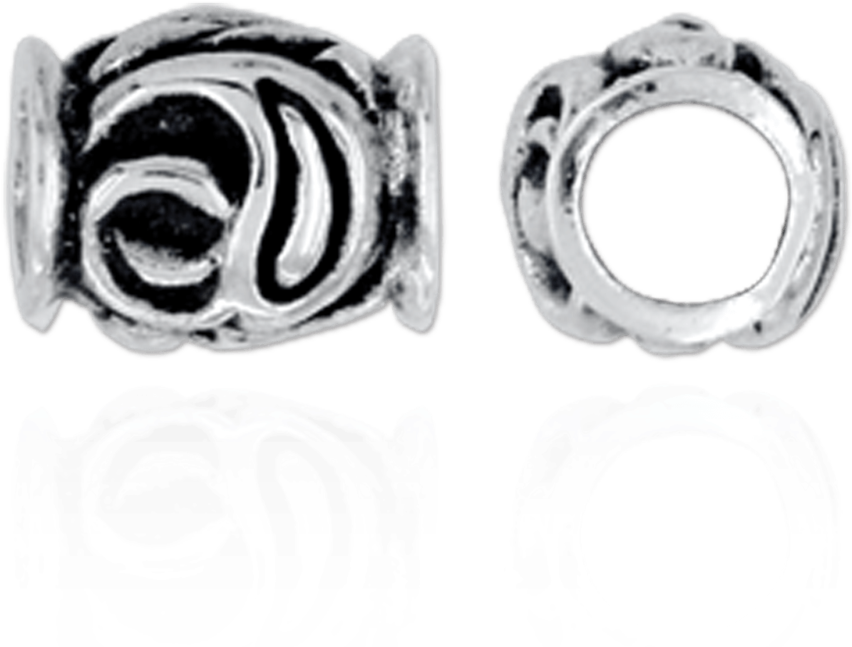 Swirl Design Beads - Earrings (1500x1500), Png Download