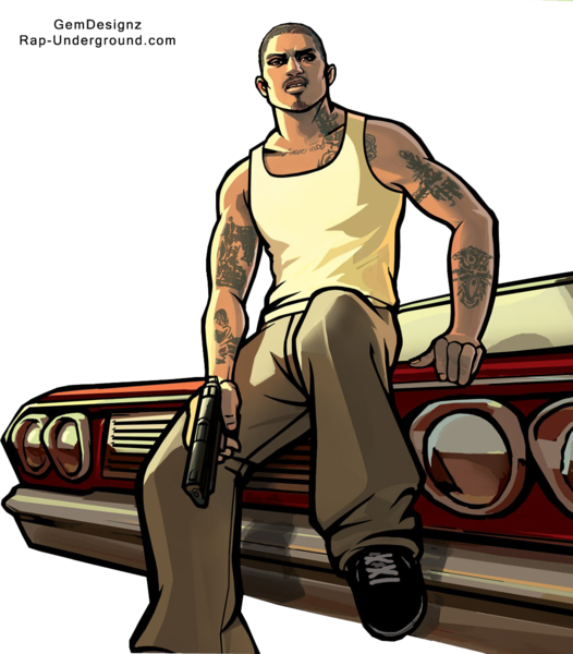 Share This Image - Gta San Andreas (526x600), Png Download