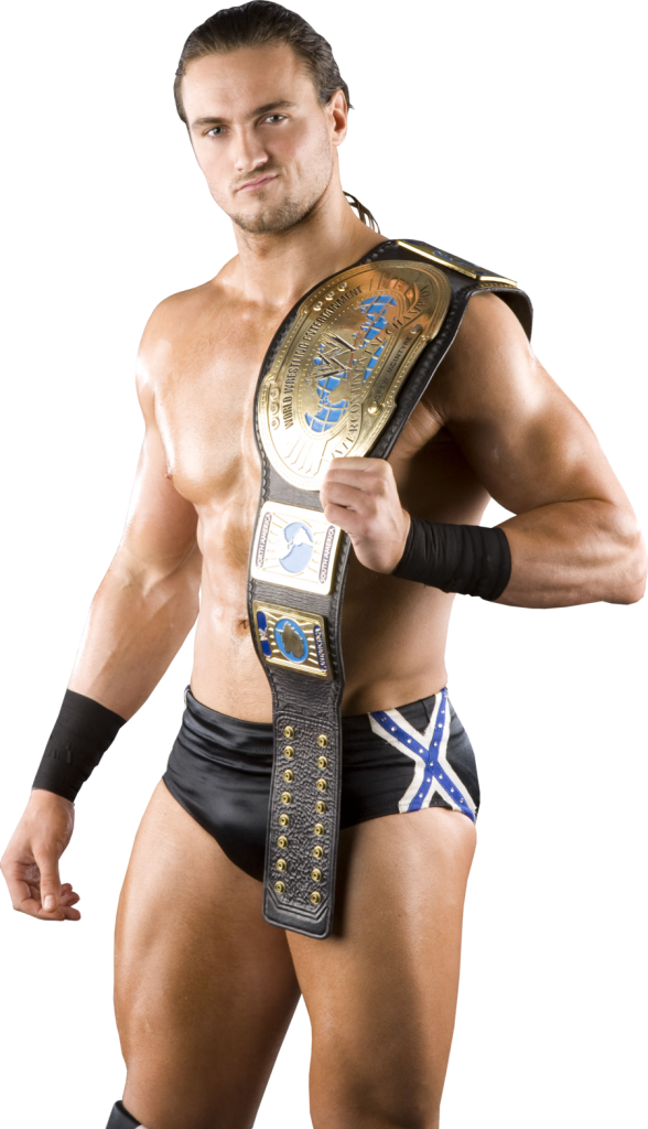 Drew Mcintyre With Belt - Drew Mcintyre Intercontinental Title (588x1024), Png Download