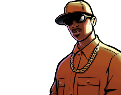 Carl Johnson Vs Lincoln Clay(mafia 3) - Cj Gta Sa Png (400x314), Png Download