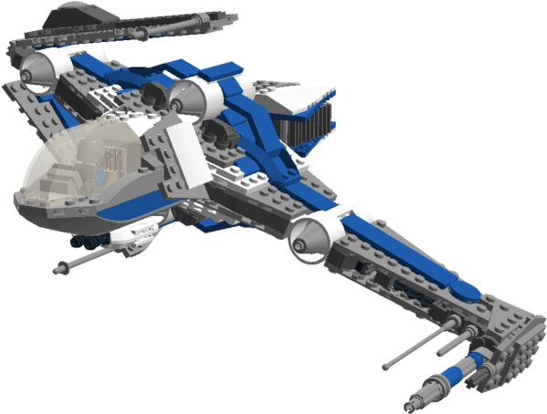 Mandalorian Heavy Fighter, By Bob De Quatre - Helicopter Rotor (800x477), Png Download