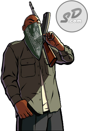 Disfruta De Los 20 Render Del Juego Gta San Andreas - Gta San Andreas Characters Png (304x455), Png Download