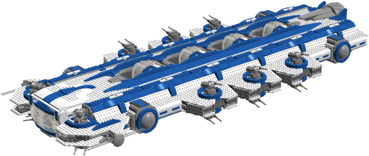 Mandalorian Carrier Corvette, By Bob De Quatre - Inflatable Boat (800x362), Png Download