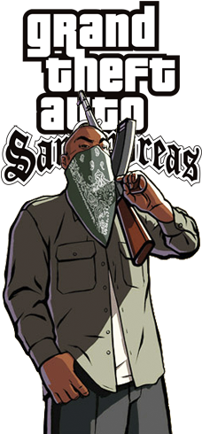 Gta San Andreas - Grand Theft Auto: San Andreas (250x500), Png Download
