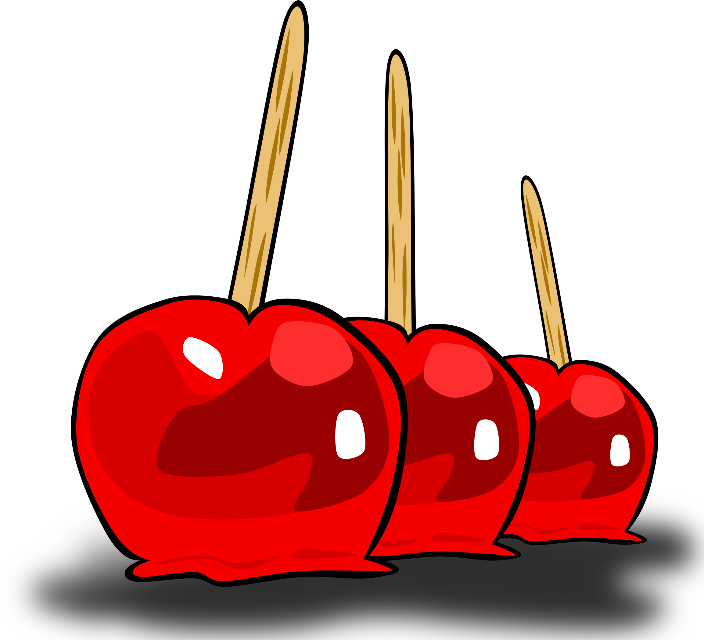 Candy Apple Apple Cider Lollipop Caramel Apple - Candy Apple Clip Art (858x750), Png Download