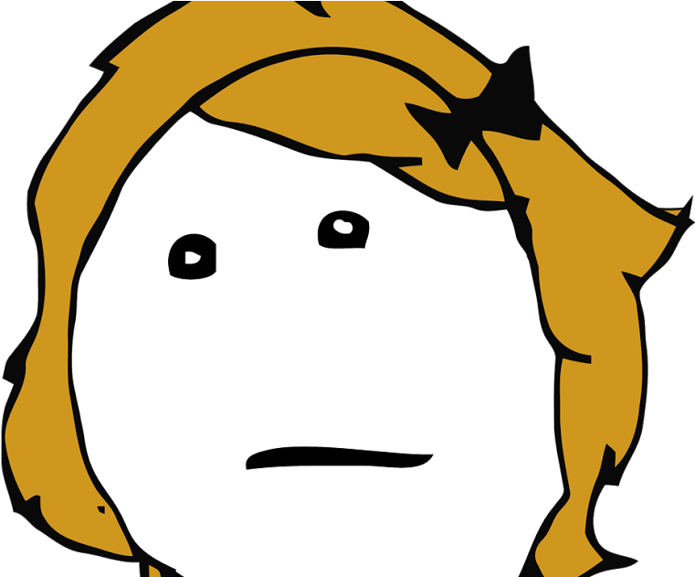 Rage Comic Faces Girl (1200x630), Png Download