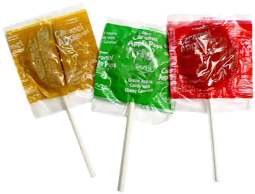 B For Fresh - Caramel Apple Lollipop (500x500), Png Download