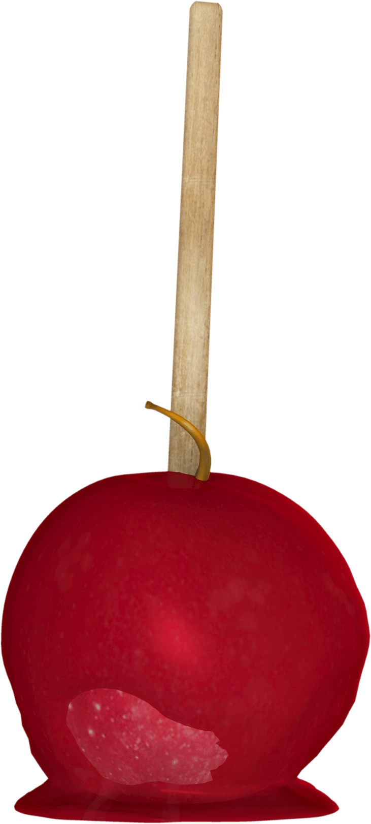 Free Caramel Apple Graphic Clipart Download - Candy Apple Clipart Transparent (731x1622), Png Download
