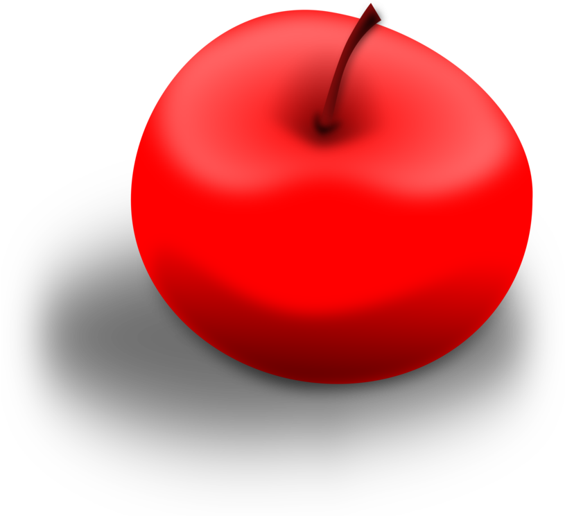Candy Apple Red Fruit Computer Icons (826x750), Png Download