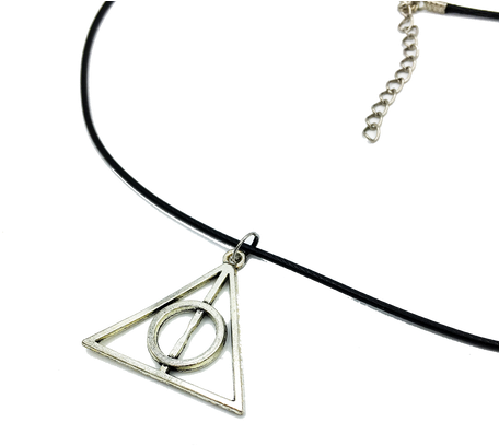 Harry Potter Themed Deathly Hallows Symbol On An Adjustable - Alex And Ani Harry Potter Deathly Hallows Necklace (498x498), Png Download