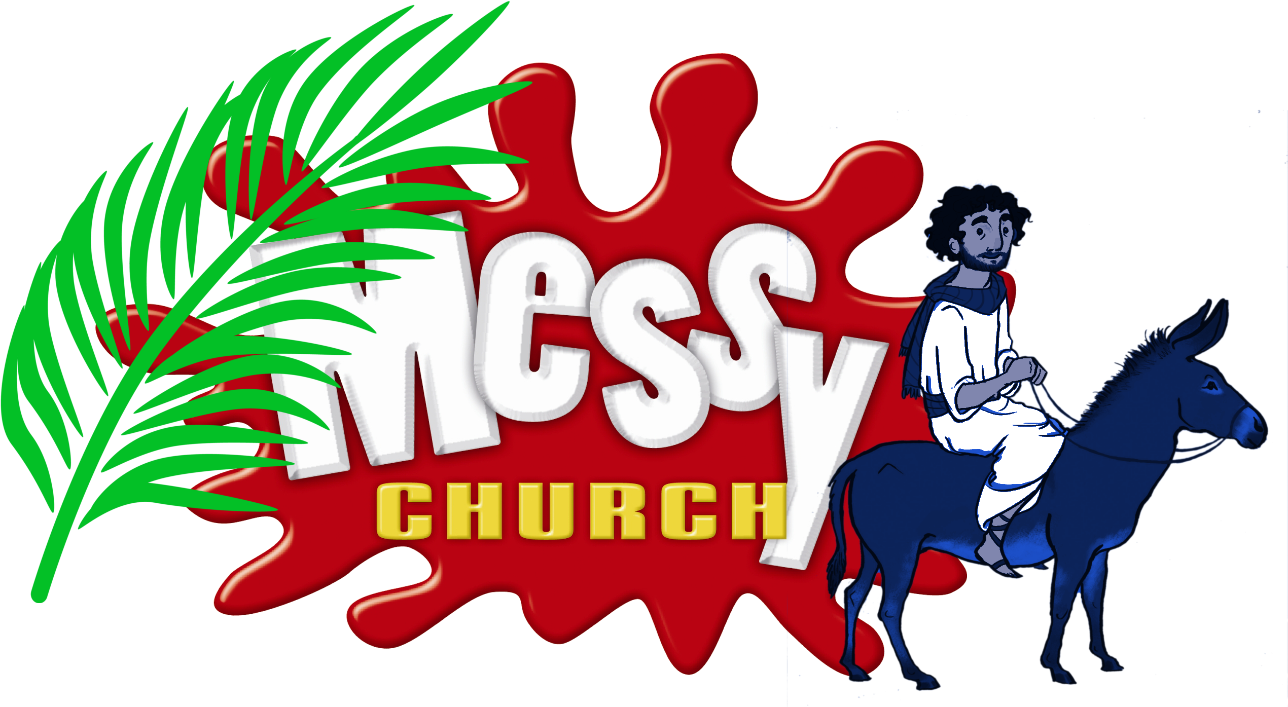 Palm Sunday Messy Church (2574x1424), Png Download