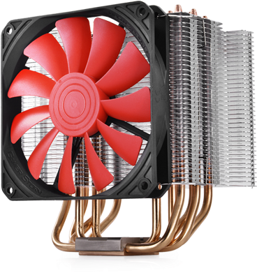 Differences In Lucifer K2 Compared To Lucifer V2 Include - Deepcool - Gamer Storm Maelstrom Lucifer K2 Cpu Cooler (471x405), Png Download