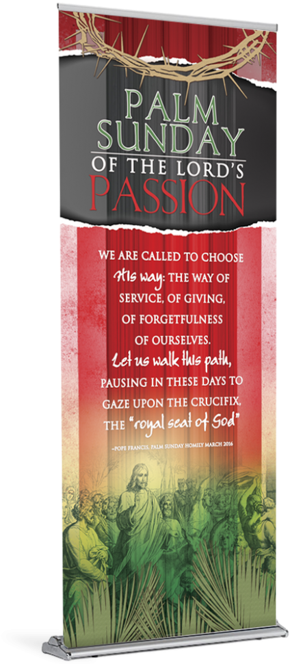 Banner Palm 17 D Spn - Passion Sunday (1024x1024), Png Download