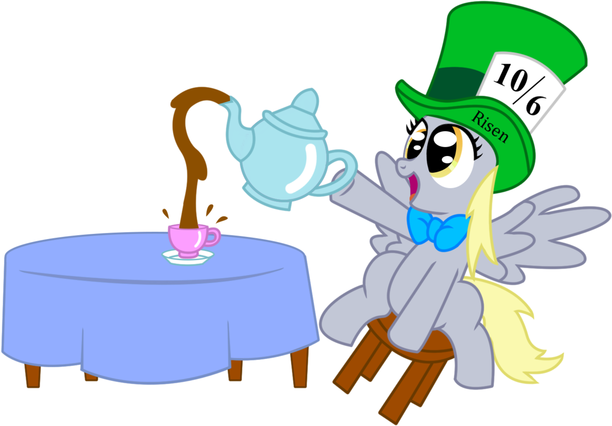 Alice In Wonderland, Artist - Derpy Tea (1280x868), Png Download