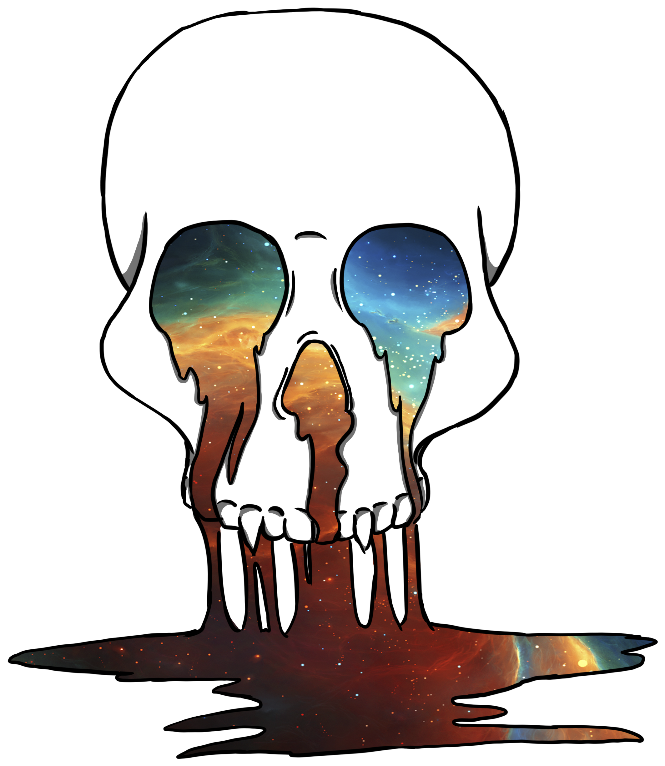 Just Skull - Design (2500x3000), Png Download