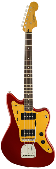 Squier Deluxe Jazzmaster Tremolo Rosewood Fingerboard - Fender Squier Dlx Jazzmaster Trem Car (800x600), Png Download