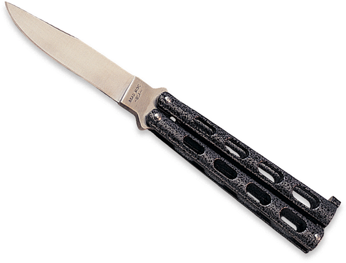 Bear & Son 113 4" Silver Vein Butterfly Knife - Bear & Son Cutlery 4 Silver Vein Butterfly (800x671), Png Download