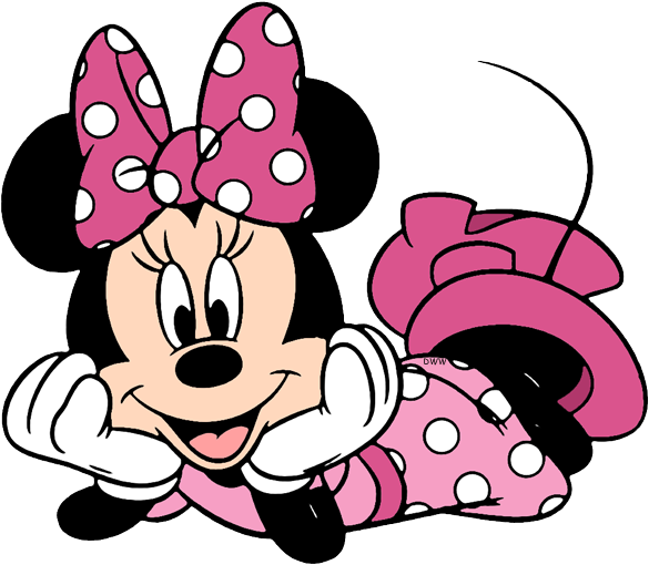 Cute Minnie Cute Minnie - Mickey Mouse Head (591x514), Png Download