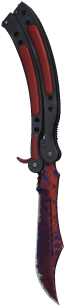Butterfly Knife - Marble Koi Cs Go (600x600), Png Download