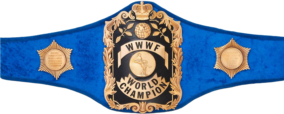 Bruno Sammartino Wwe Belt (1185x500), Png Download