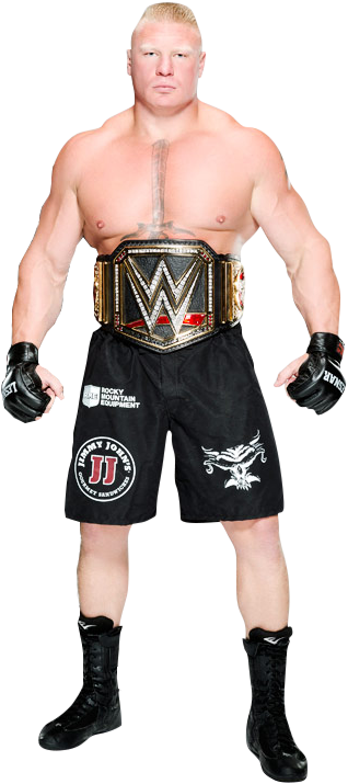 Current Wwe World Heavyweight Champion And - Brock Lesnar Wwe World Heavyweight Champion 2014 (417x714), Png Download