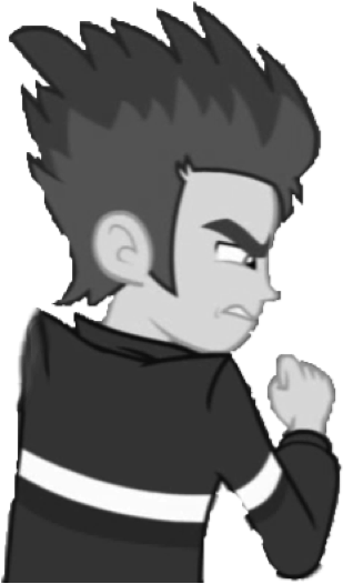 Fanmade Flash Sentry B&w - Cartoon (413x547), Png Download