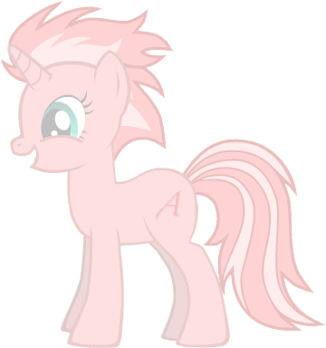 Pink Mammal Vertebrate Horse Like Mammal Horse Fictional - Horse (586x506), Png Download