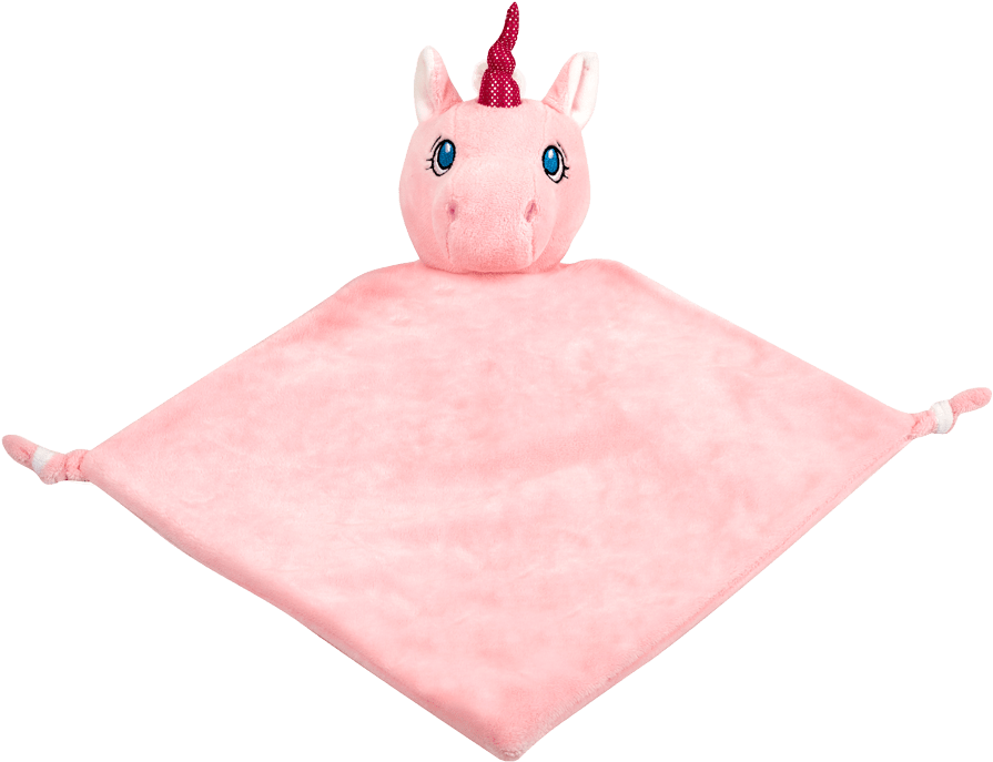 Personalised Pink Unicorn Blankie - Personalized Cubbies Pink Unicorn Snuggle Buddy Baby (397x480), Png Download