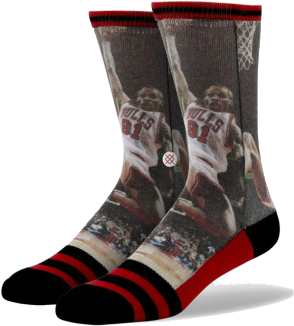 Stance Chicago Bulls Socks (640x960), Png Download