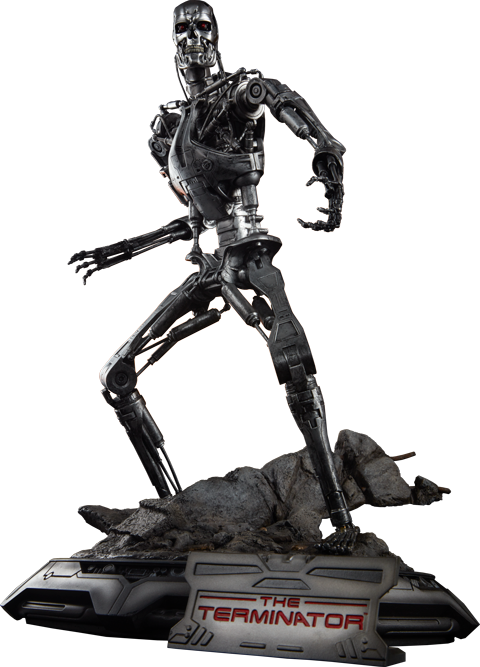 Terminator T-800 Endoskeleton Maquette - Maquette T 800 Endoskeleton (480x667), Png Download