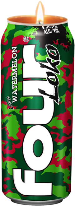 Four Loko Can-dle - Four Loko Watermelon Png (1024x1024), Png Download