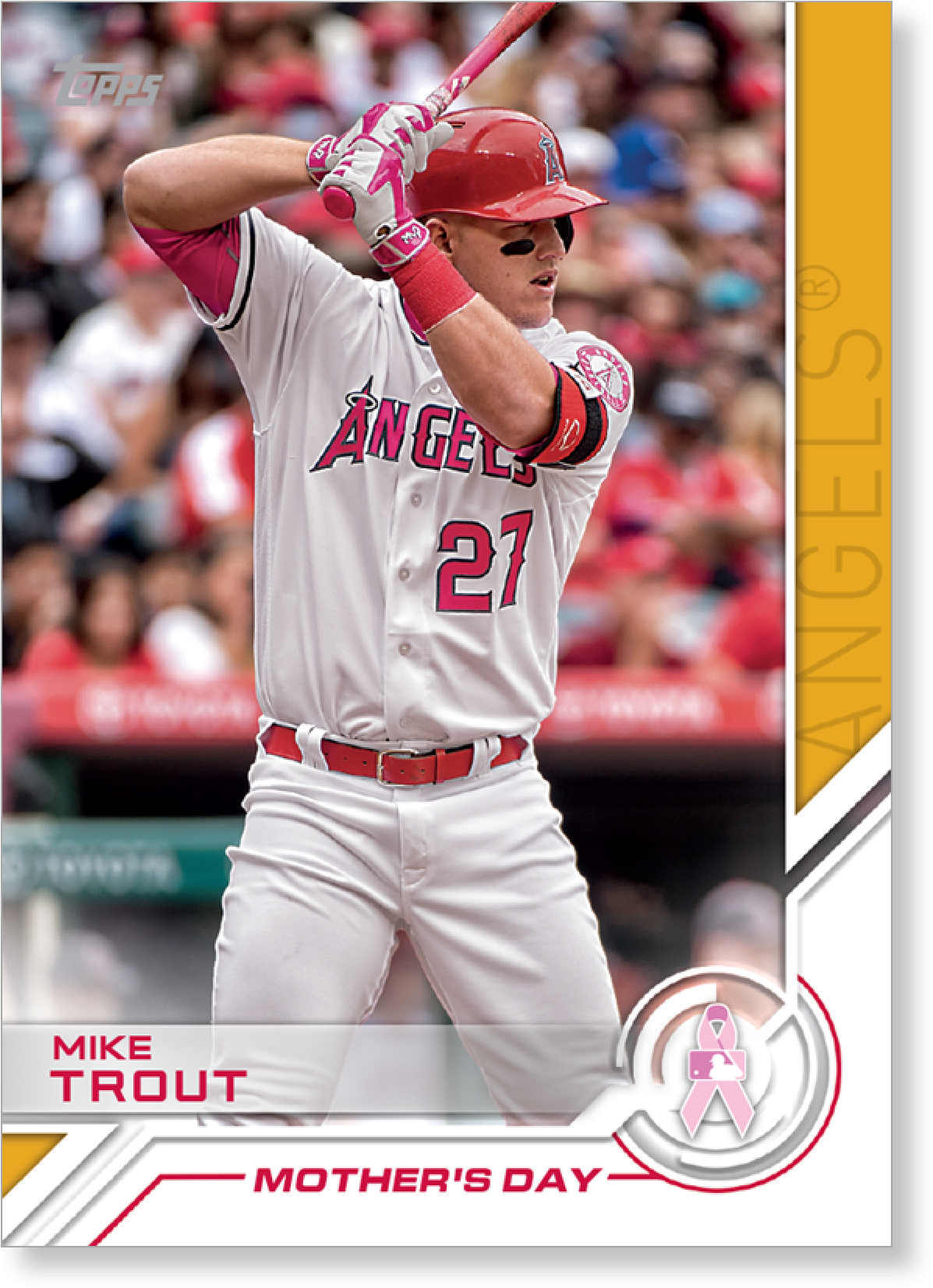 Mike Trout 2017 Topps Baseball Series 1 Topps Salute - 2017 Topps Mike Trout (2000x2000), Png Download