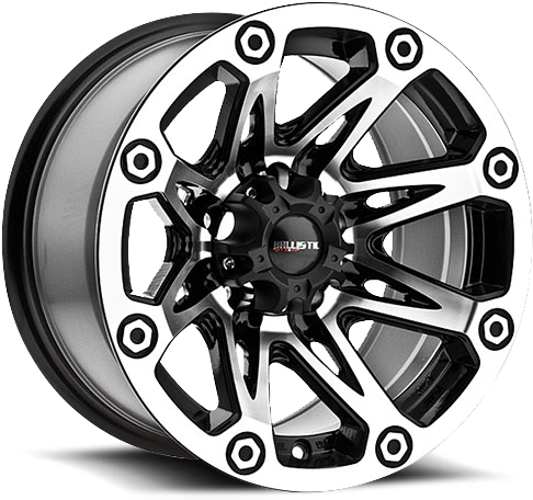 8 Lug 522 Flash - 15 Rim Awc Ballistic 5 Lug (500x500), Png Download