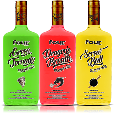 Four Loko Shots Is The Only Shot That Brings The Spontaneity - Four Loko Dragon's Breath (431x406), Png Download