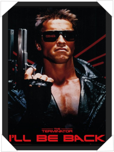 #153 - Terminator Movie Poster (500x500), Png Download